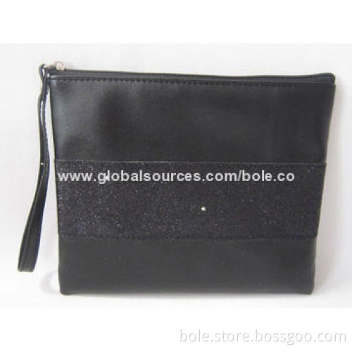 PVC Leather Cosmetic Bags for Promotional, Sized 18 x 15cm